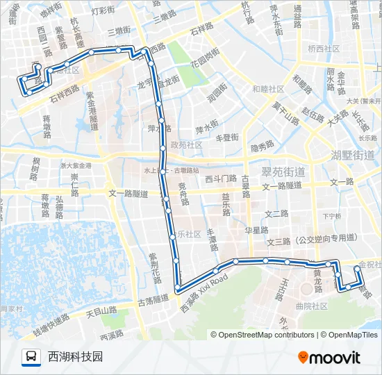 17路 Bus Line Map