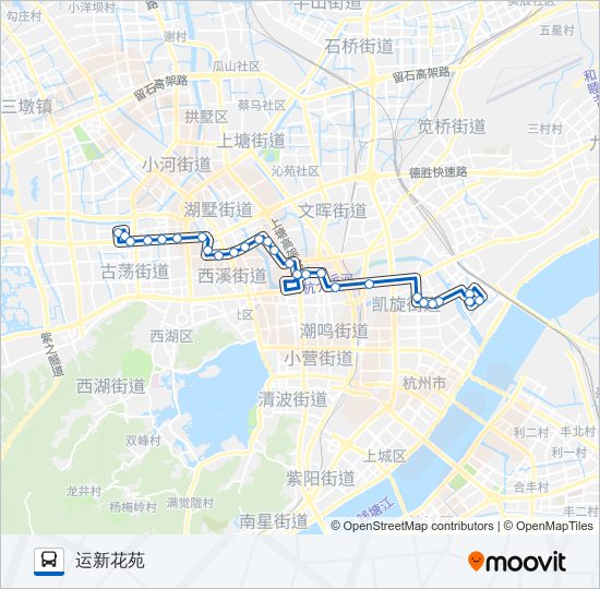 公交19路的线路图