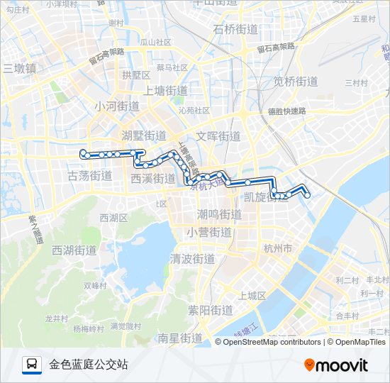 公交19路的线路图