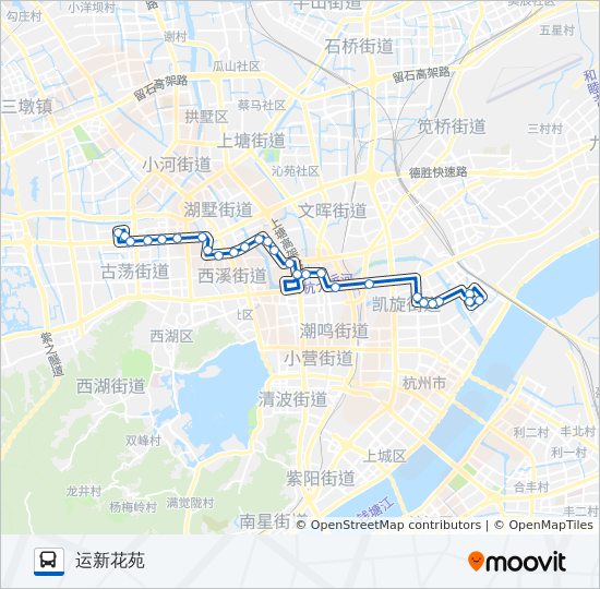 杭州公交线路图高清图片