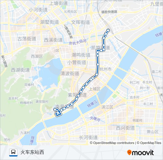 公交20路的线路图