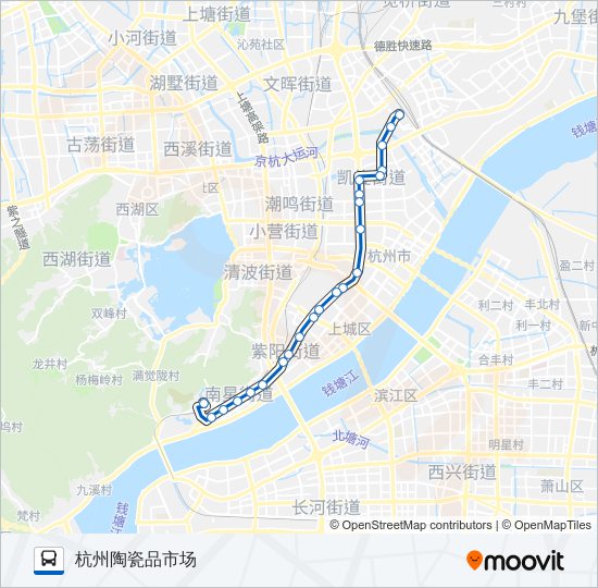 20路 bus Line Map