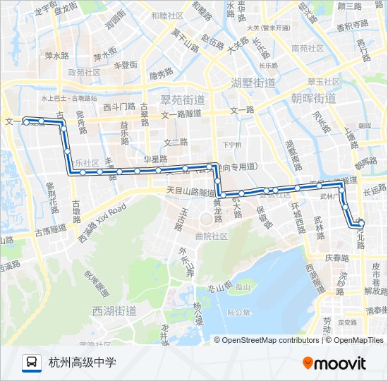 公交24路的线路图