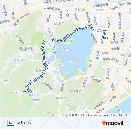 公交27路的线路图