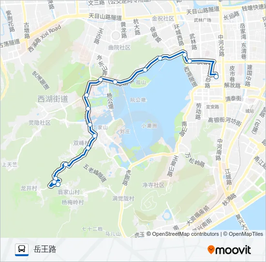 公交27路的线路图