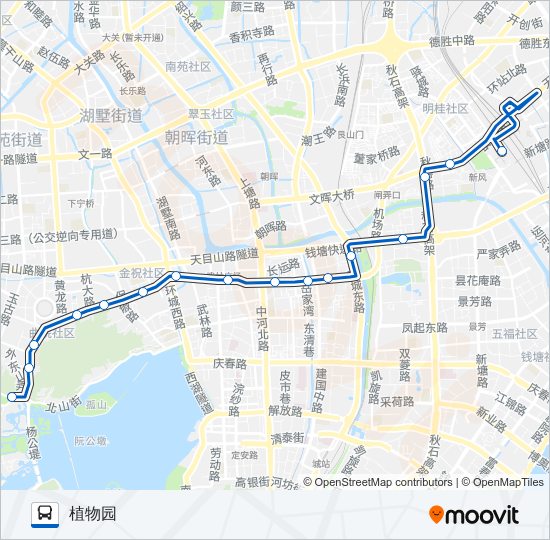 公交28路的线路图