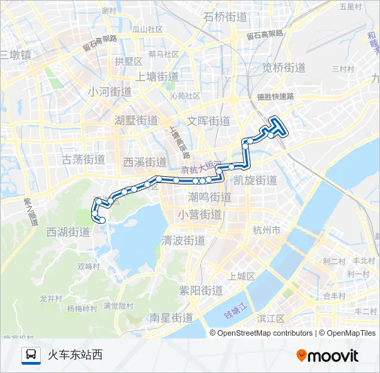 28路 Bus Line Map