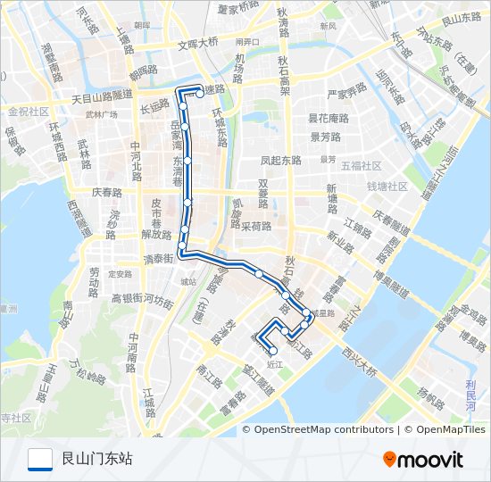 公交29路的线路图