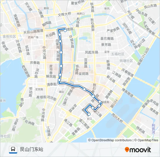 公交29路的线路图