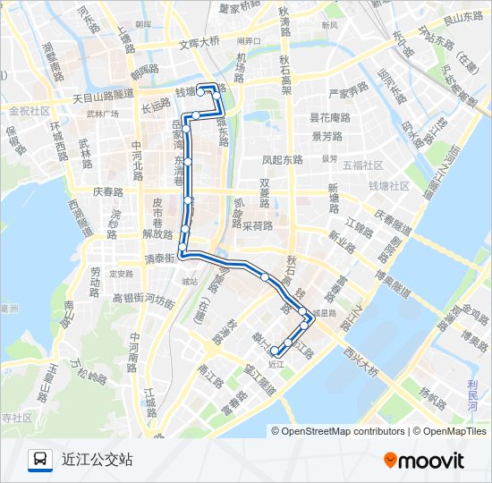 公交29路的线路图