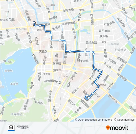 公交32路的线路图