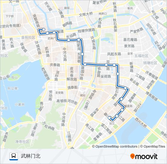 公交32路的线路图