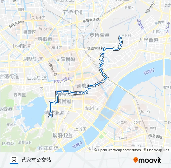 公交35路的线路图