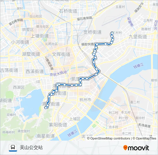 公交35路的线路图