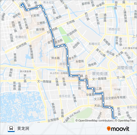 公交37路的线路图