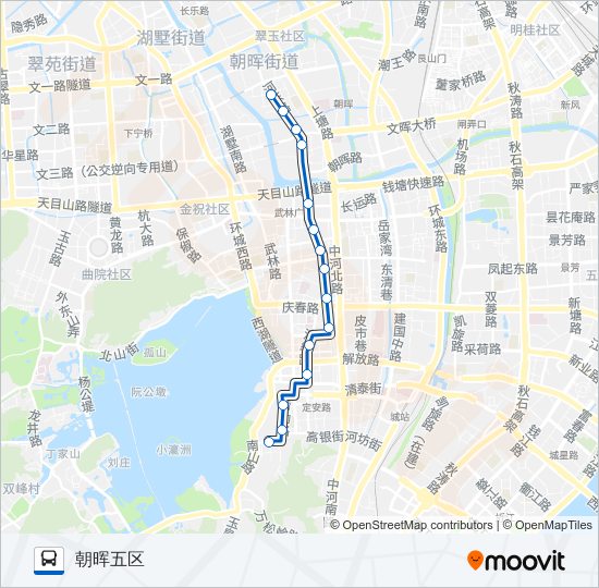 38路 bus Line Map