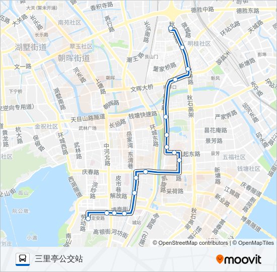 公交40路的线路图