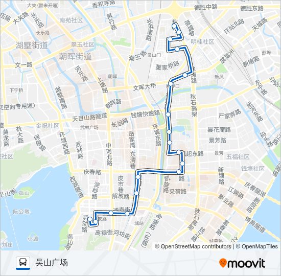 公交40路的线路图