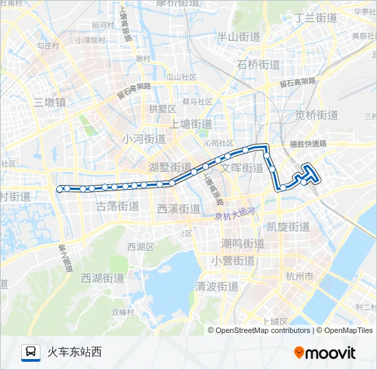 43路 Bus Line Map
