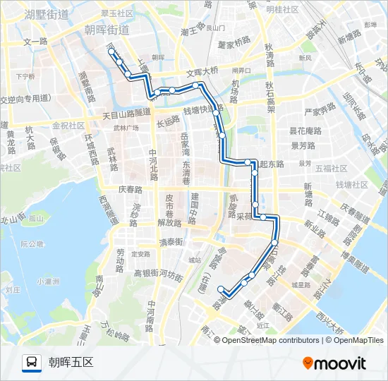 44路 Bus Line Map