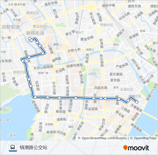 惠州45路公交车路线图图片