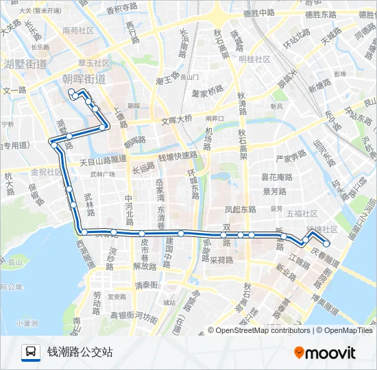 45路 Bus Line Map