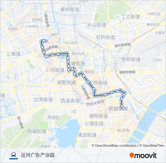 公交47路的线路图