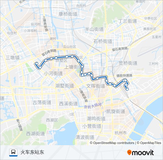 公交48路的线路图