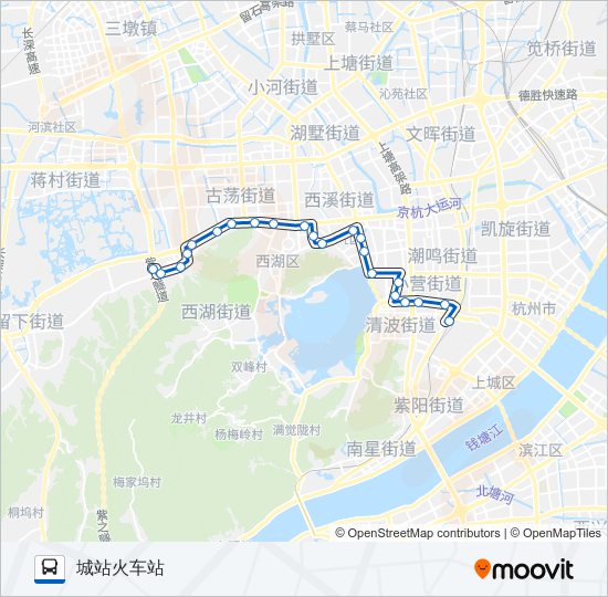 公交49路的线路图