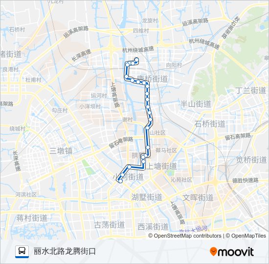 61路 bus Line Map