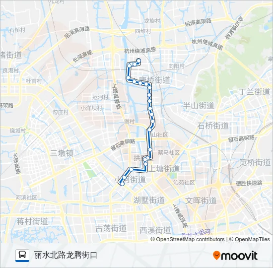61路 Bus Line Map