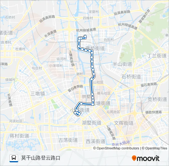 61路 Bus Line Map