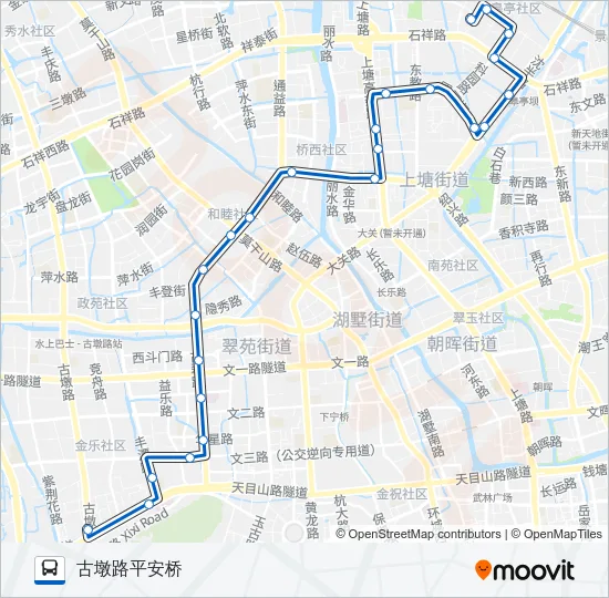 公交63路的线路图