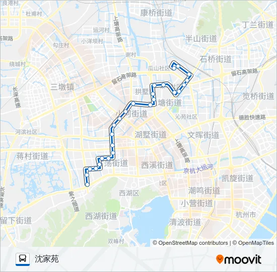 63路 Bus Line Map