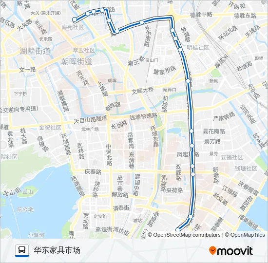 64路 Bus Line Map