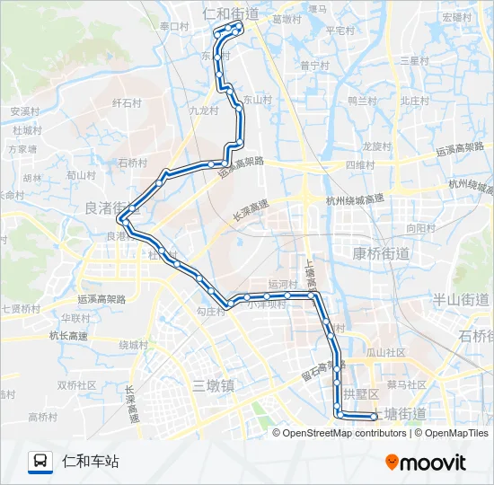 65路 Bus Line Map