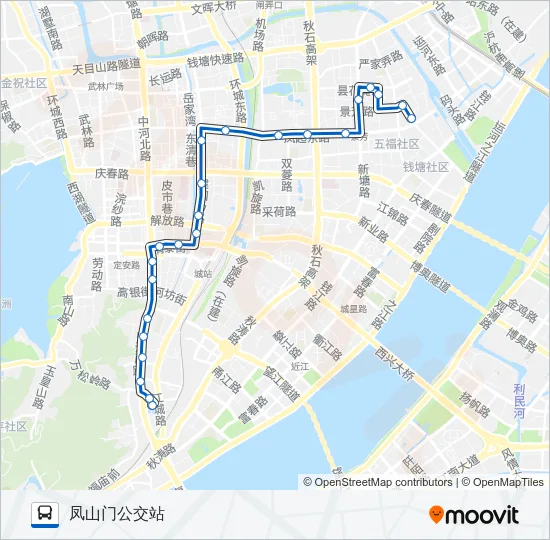 66路 Bus Line Map