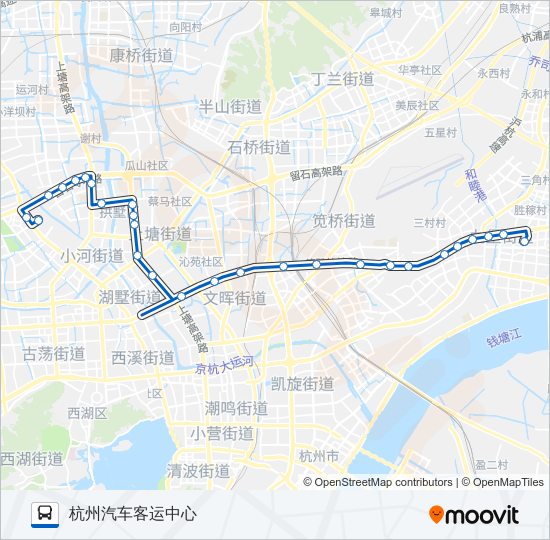 69路 bus Line Map