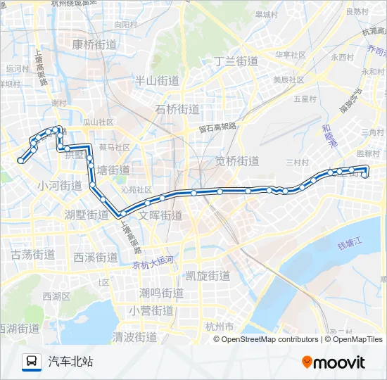 69路 Bus Line Map