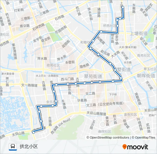 70路 Bus Line Map