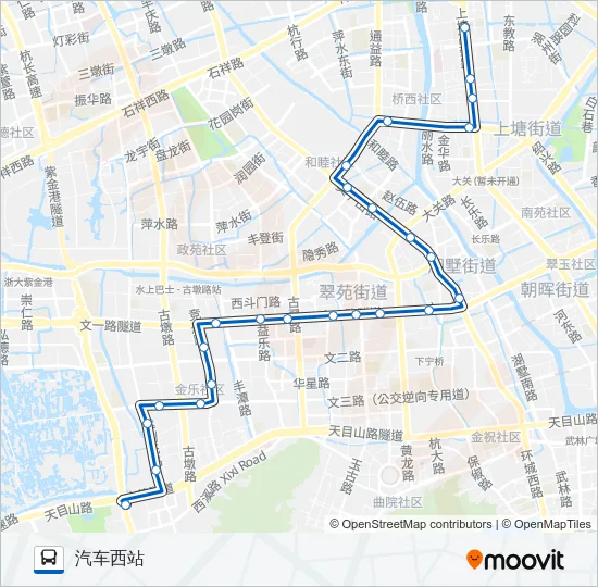 70路 Bus Line Map