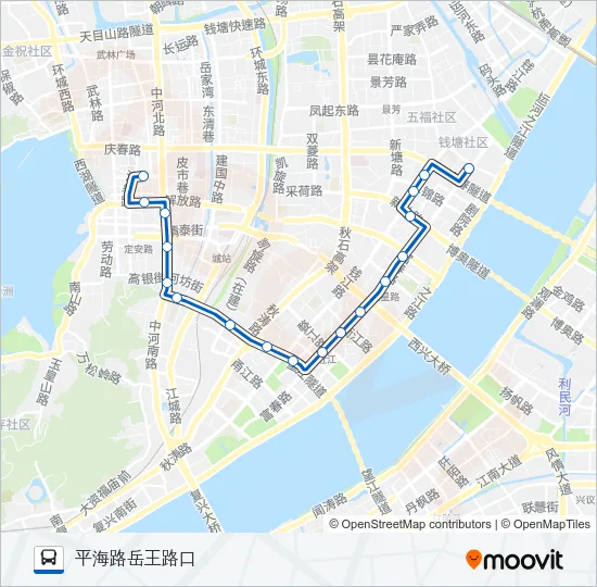 71路 Bus Line Map
