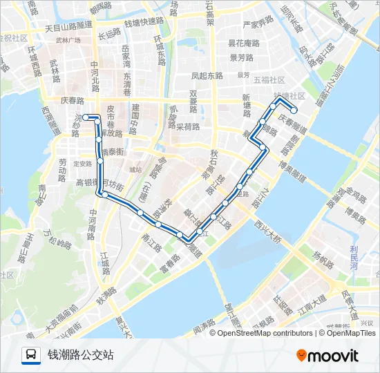 71路 Bus Line Map
