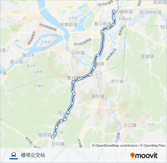 728 Bus Line Map