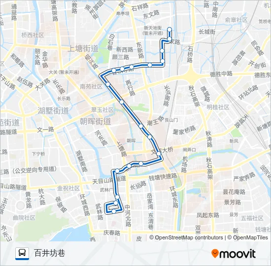 72路 Bus Line Map