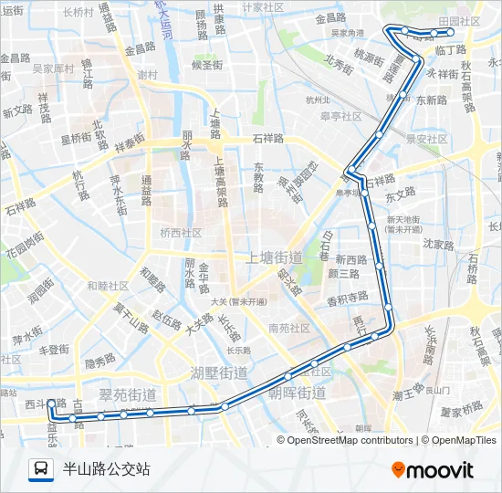 75路 Bus Line Map