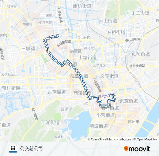 76路 Bus Line Map