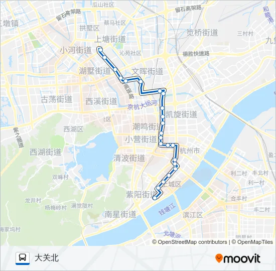 80路 Bus Line Map