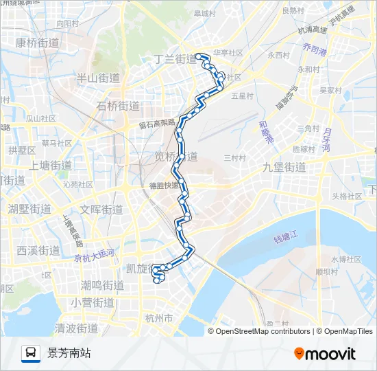公交81路的线路图