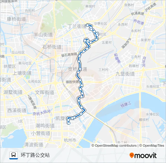 81路 Bus Line Map